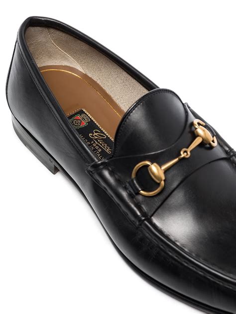 gucci horsebit loafter black realreal|Men's loafer with Horsebit in black shiny leather .